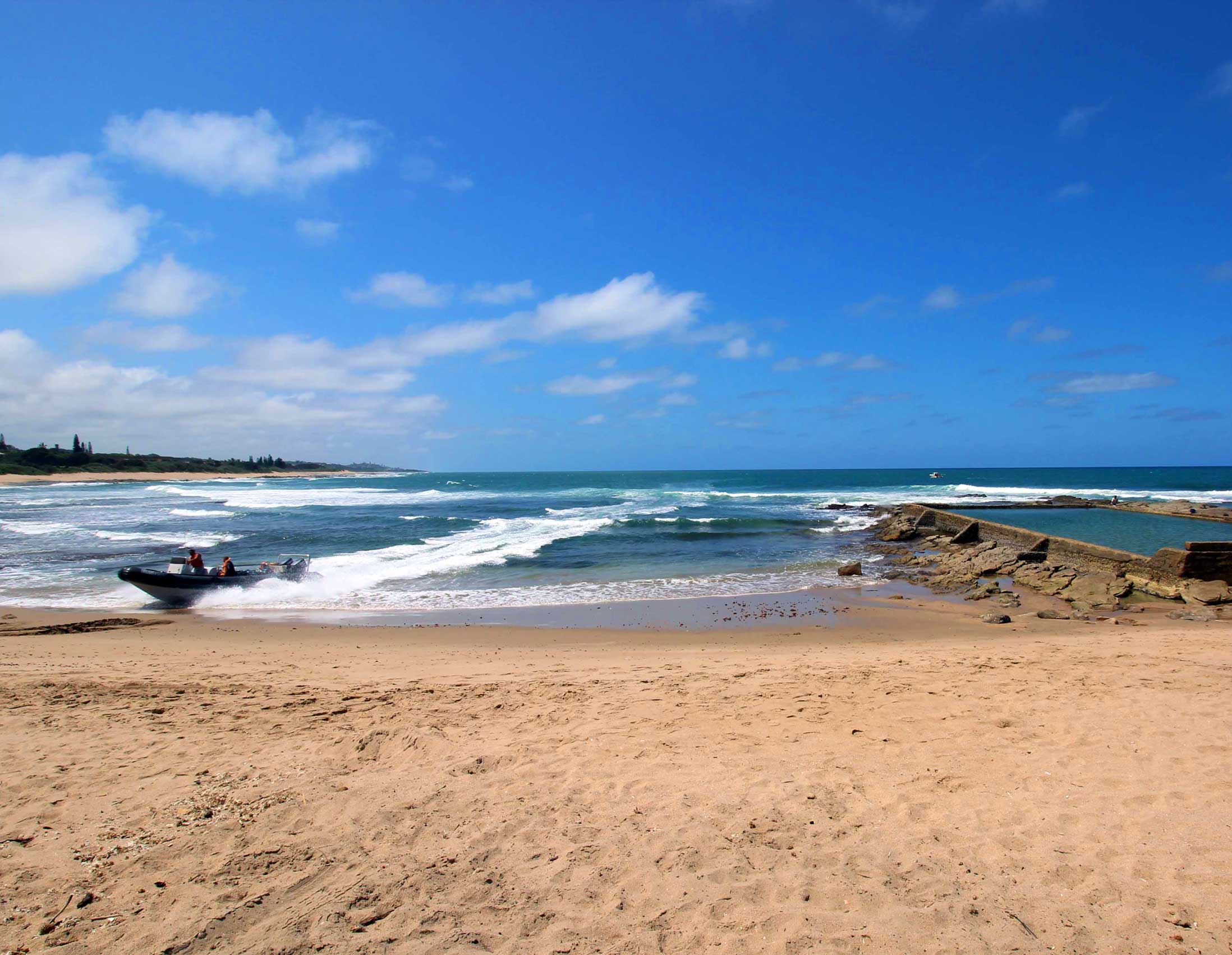 Small Craft Harbour - Shelly Beach in KwaZulu - Self Catering South Coast Holiday Accommodation