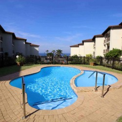 Walk to Uvongo Beach from Topanga 34, an air conditioned luxury 4 sleeper apartment self-catering flat in Uvongo, South Coast of KwaZulu Natal