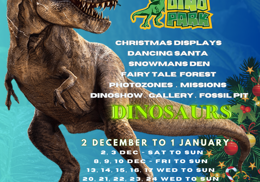 A Rex-cellent Christmas adventure at Dino Park