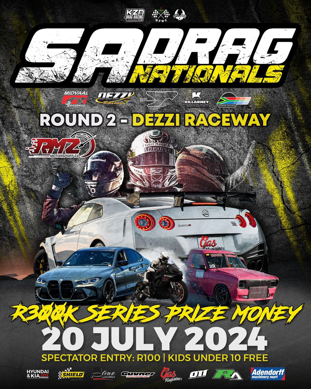 SA Drag Racing Nationals round 2 - Dezzi South Coast Raceway.