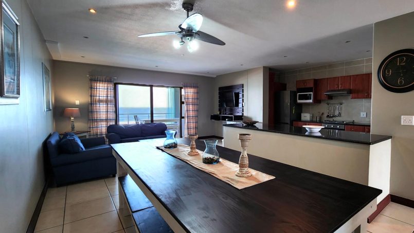 Fully equipped modern kitchen at Indigo Bay 25 Manaba Beach