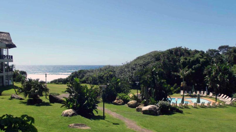 Balcony with ocean view over Little Billy’s Beach at Le Touessrok 32 Ramsgate