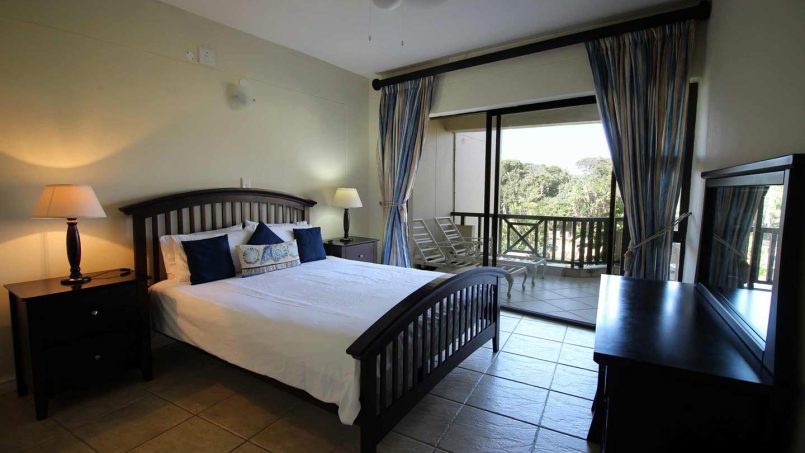 Main bedroom at Le Touessrok 32 Ramsgate with sea views