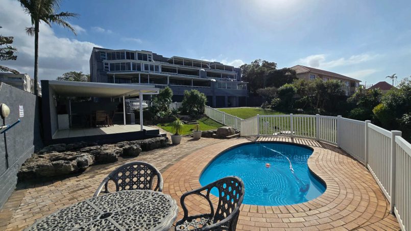 Gaze over the pool at Chardonnay Cabanas 5