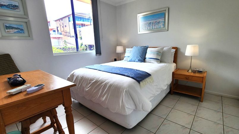Third bedroom with double bed in upmarket self‑catering penthouse