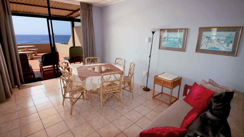 C - Front 11 is a self-catering holiday penthouse on Manaba sea front with an 180 degree sea view that sleeps 7 and is walking distance to Lucien Blue Flag Beach.