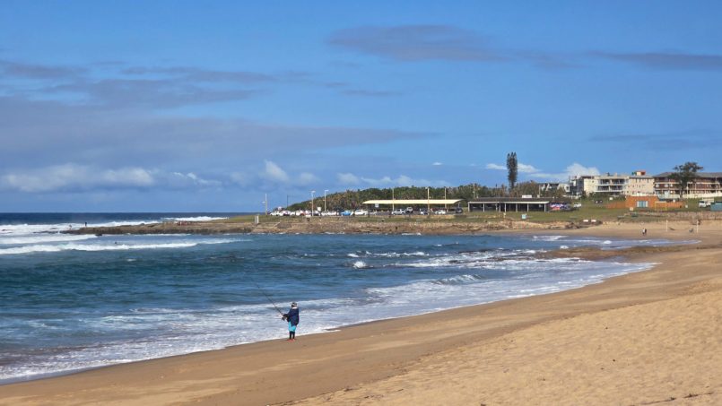 Walk to St Michael's Beach and C-Bali restaurant from Portofino 15 in Shelly Beach
