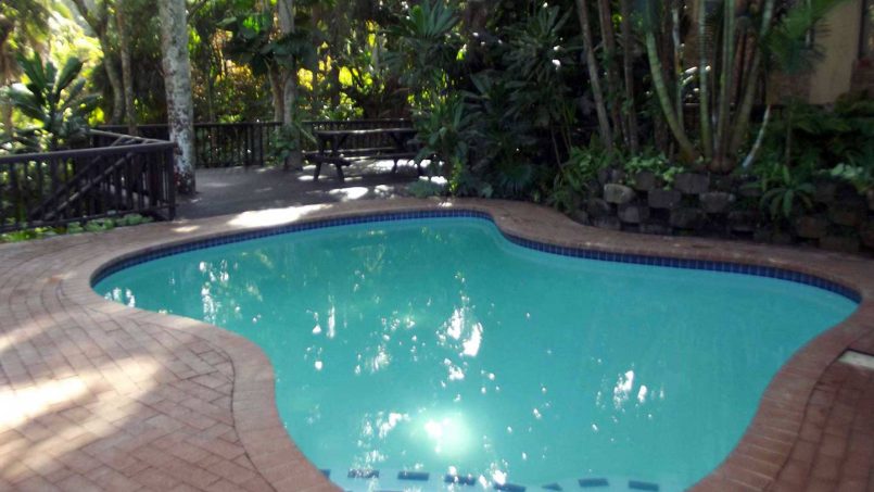 Swimming pool at Ramsgate Palms 76 holiday complex near Ramsgate Main Beach