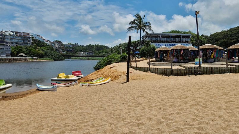 Ramsgate lagoon and the Blue Lagoon restaurant near Ramsgate Palms 76.