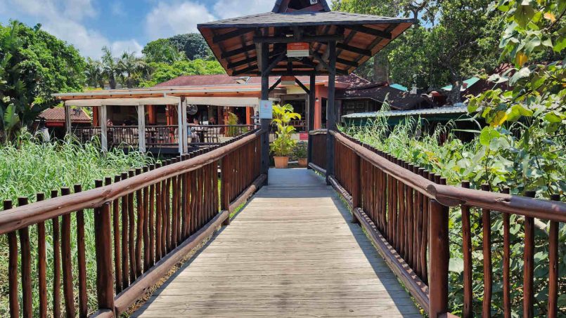 The bridge leading to The Waffle House near Ramsgate Palms 76