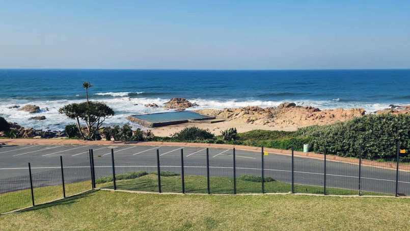 The stunning sea view at Don Juan 2 Margate, overlooking the South Coast.