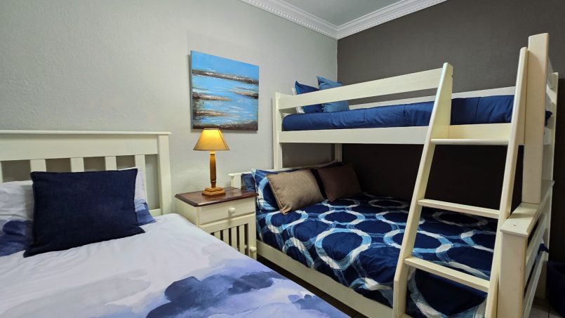 Shelly Palms 1 is a ground floor, 5 sleeper self-catering seafront holiday accommodation in Shelly Beach on the South Coast of KZN