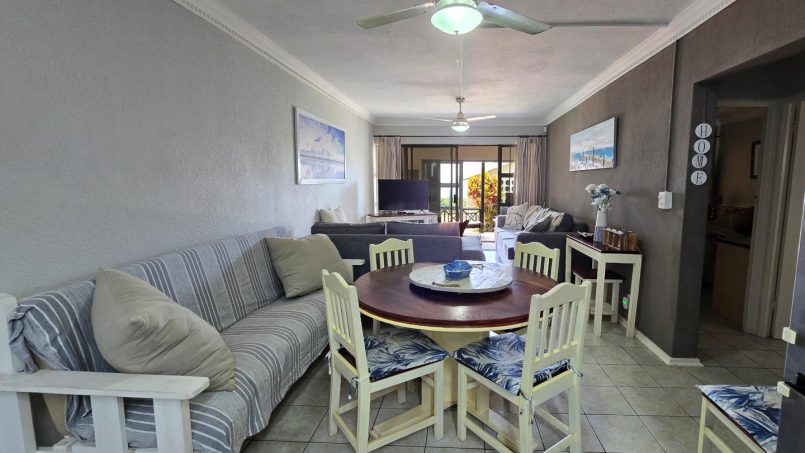 Shelly Palms 1 is a ground floor, 5 sleeper self-catering seafront holiday accommodation in Shelly Beach on the South Coast of KZN
