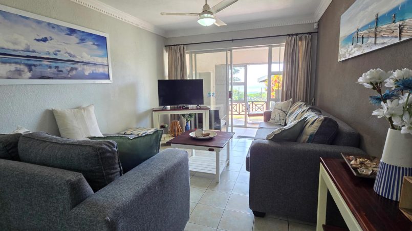 Shelly Palms 1 is a ground floor, 5 sleeper self-catering seafront holiday accommodation in Shelly Beach on the South Coast of KZN
