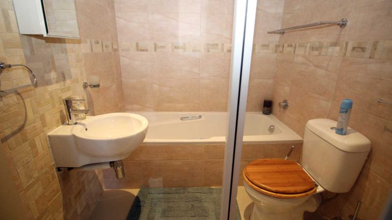 Bathroom with shower at Whale Rock 16 Margate holiday accommodation