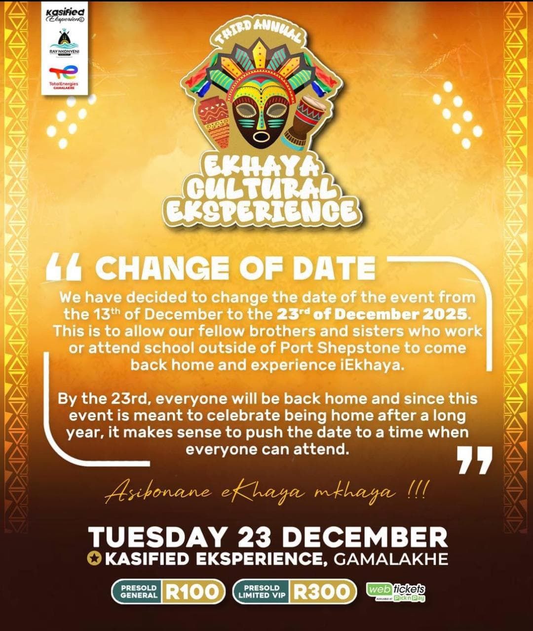 Third Annual Ekhaya Cultural Eksperience